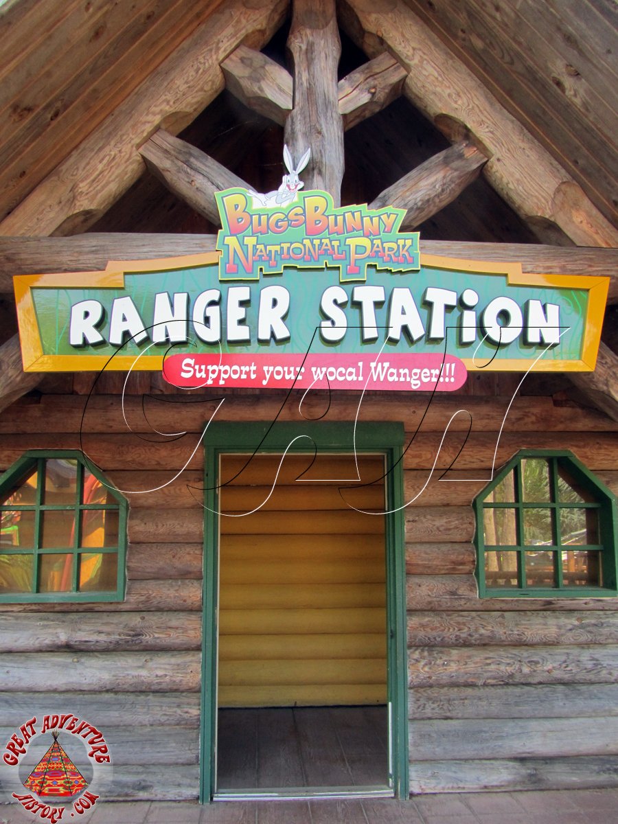 Ranger Station At Six Flags Great Adventure